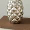 Silver Polystone Traditional Decorative Pineapple, 14" x 6" x 6"